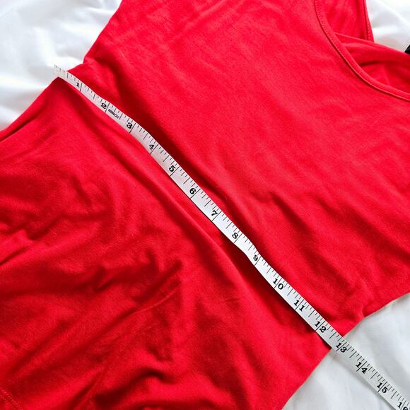 Venus EUC crisscross back sleeveless top Small Valentine red - Picture 12 of 17